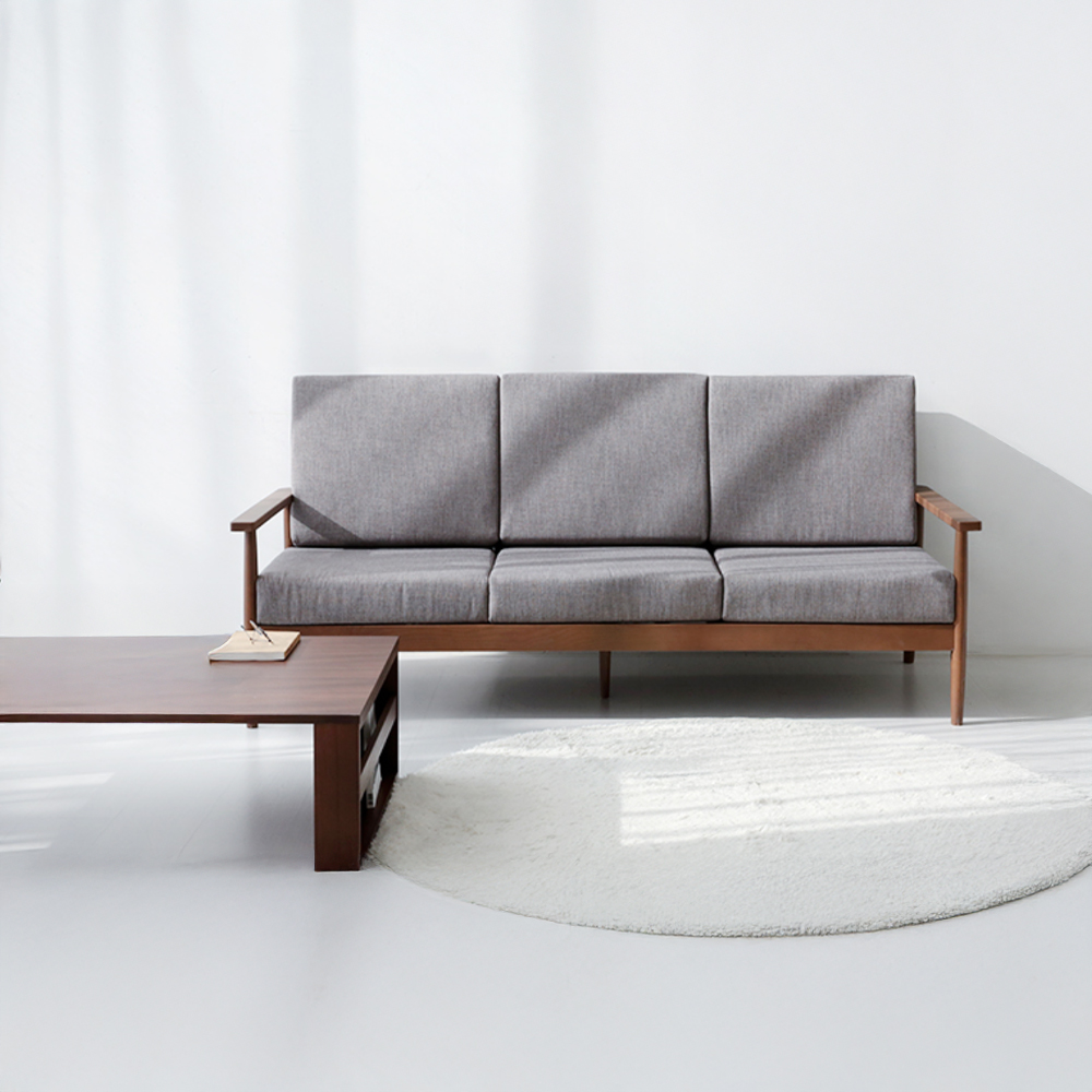 TARDO 3인소파 스툴미포함, SFM85195 그레이, 3인용