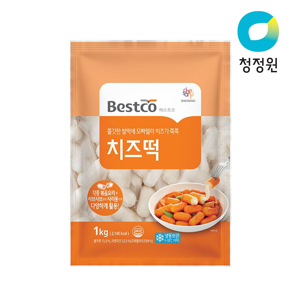 베스트코 치즈떡 1kg : 천일푸드