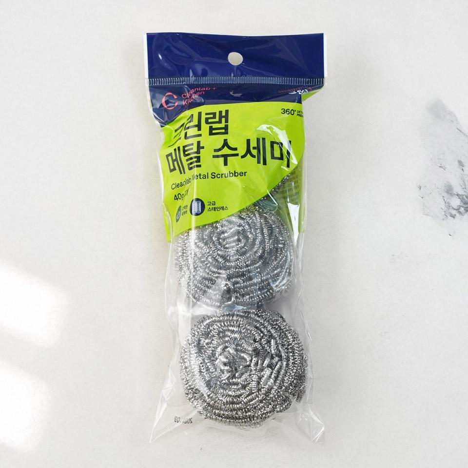 메가마트 크린랩 메탈 수세미 3P - 상품 이미지