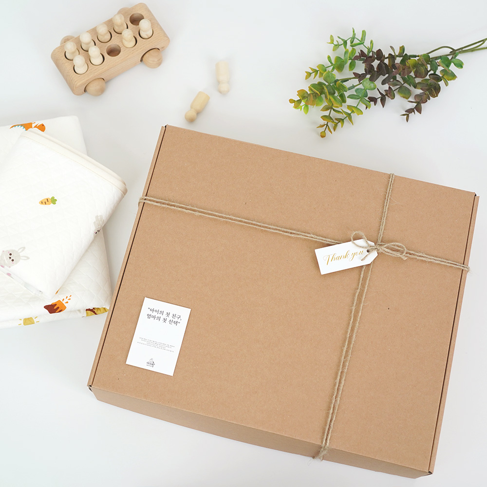 [선물포장]듀라론 밤부 양면 쿨 방수패드 라지(L)+스몰(S)