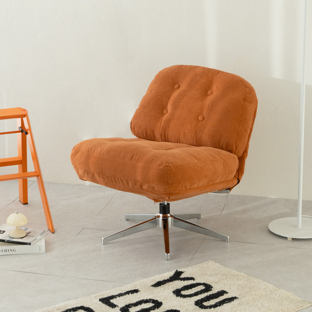 이노센트 써니 인테리어 패브릭 회전 1인 소파 의자 i105005 오렌지브릭