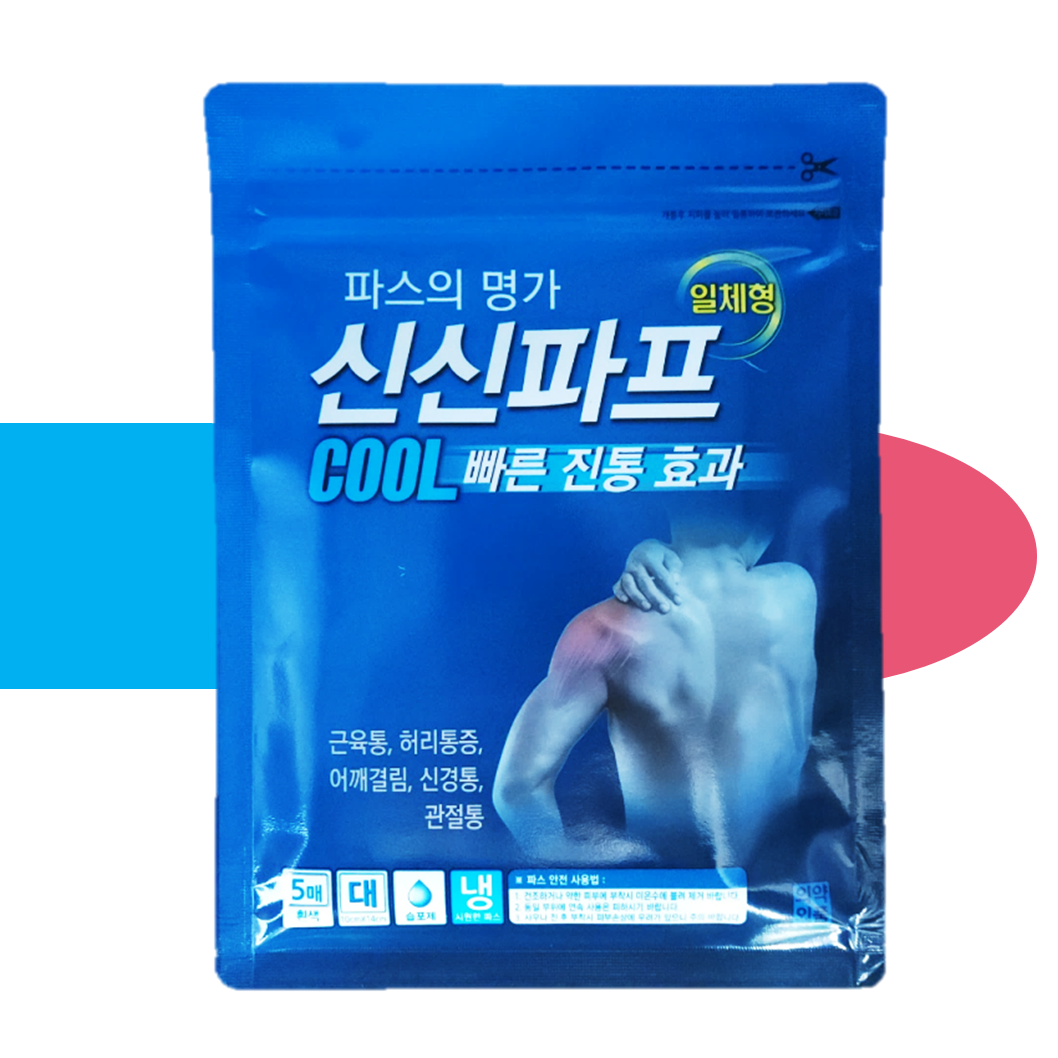 신신파프 쿨 신신파스 붙이는파스 5매입 - 상품 이미지