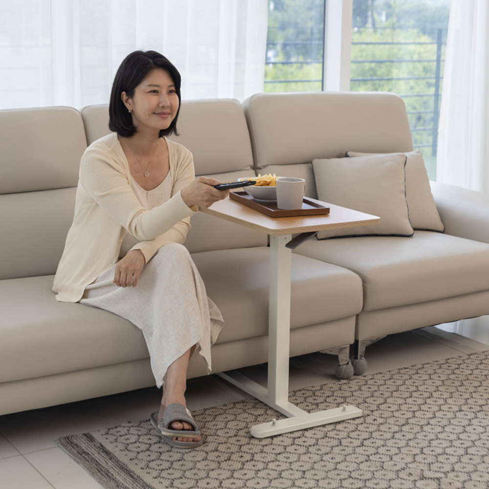 핏쳐 MS2 이동식 높이조절 침대 소파 사이드 테이블