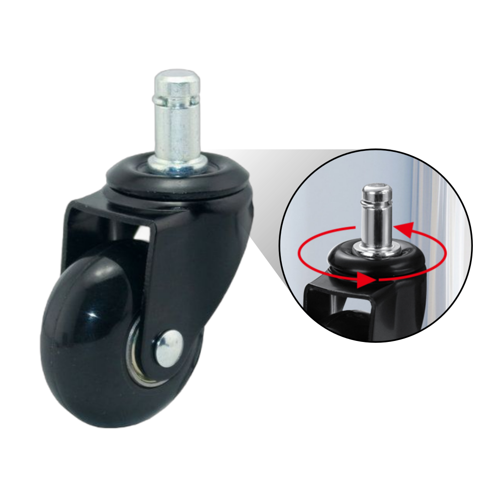 사무실 의자바퀴 이동식 바퀴캐스터 50mm 회전