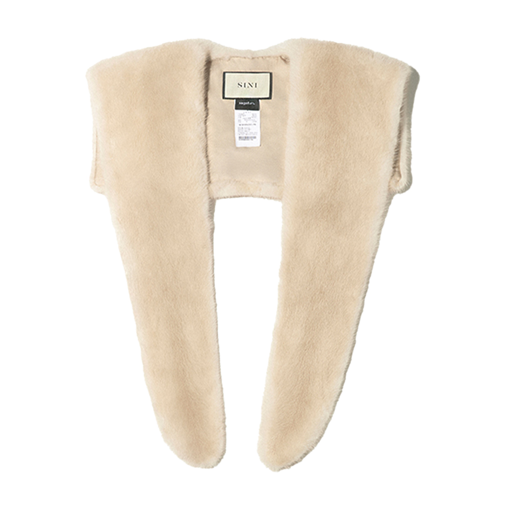시니(SINI) 사가 밍크 어부바 숄 머플러 (4colors)