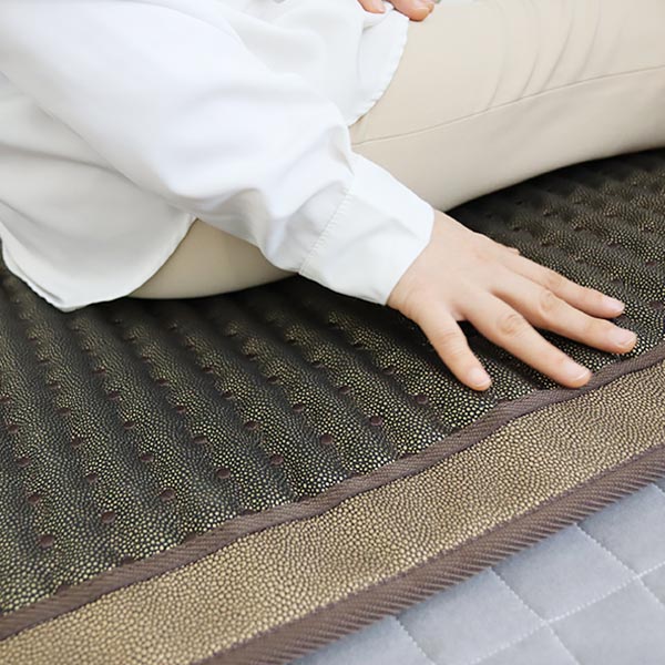 들꽃잠 골드 매트 팥 미니 쇼파용 소형 여행용