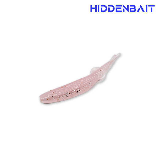 히든베이트 판 볼락웜 아징웜 소프트웜 바다루어 HS203 RED CLEAR, 4.5cm - 상세 이미지 5