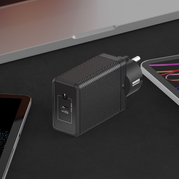 USB PD 100W PPS GaN 접지 초고속 충전기 GS510 블랙 이미지 4