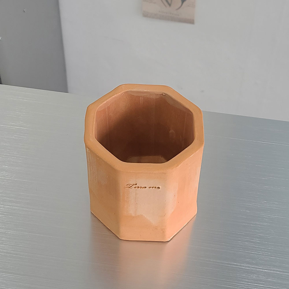 테라원 빈티지 수제 토분 11x11cm 팔각 - 상세 이미지 2