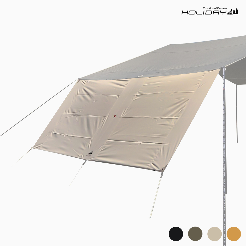 홀리데이 렉타 타프 블랙코팅 300D 더블립 사이드월