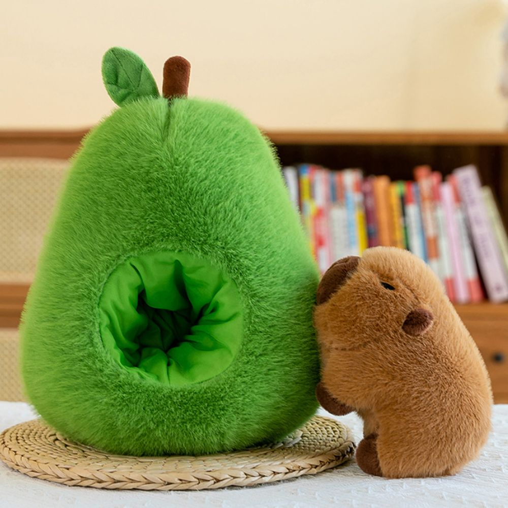 아보카도 카피바라 인형 애착 선물 쓸데없는 킹받는 선물 쓸모없는 - 상세 이미지 4