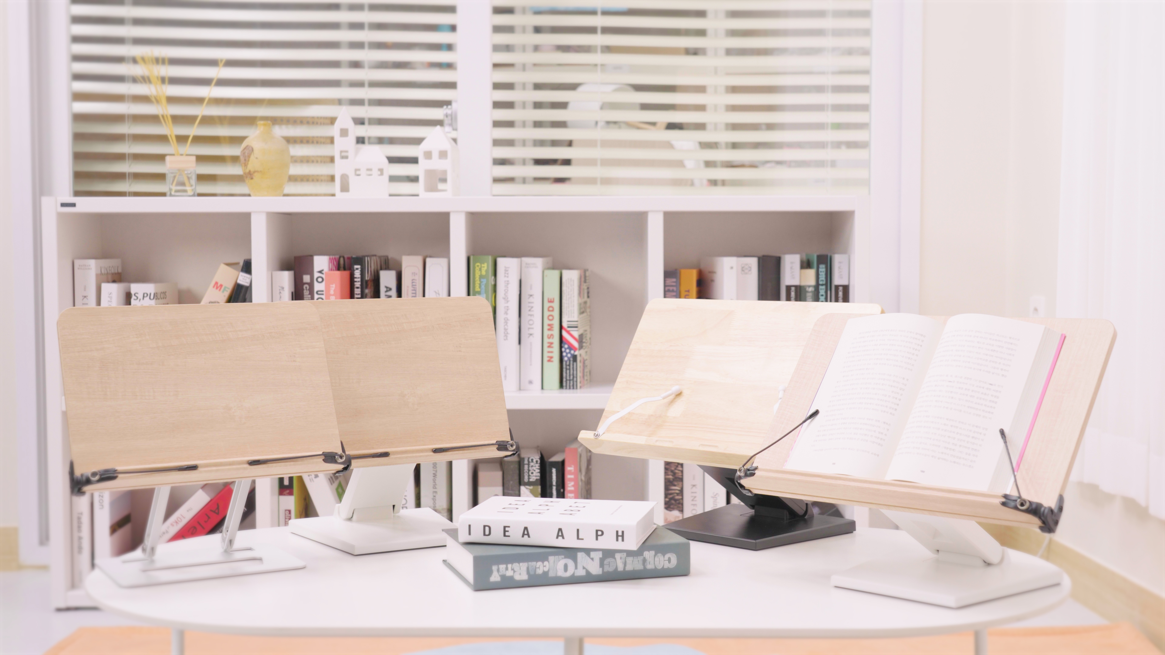 아이레벨 N33 높이각도조절독서대 공시생 수험생 신학기 접이식 책받침대 북스텐드 이미지 3