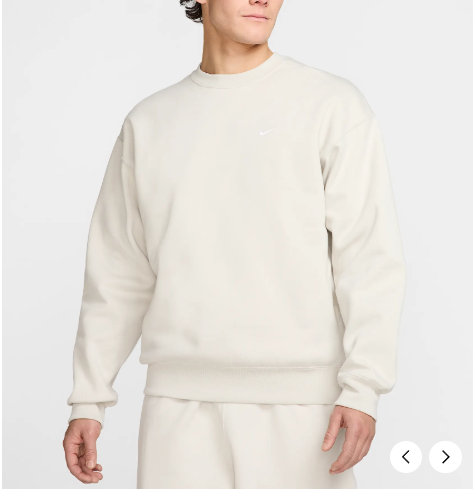 국내매장판 나이키 솔로 스우시 플리스 크루 맨투맨 D4 DX1362-072