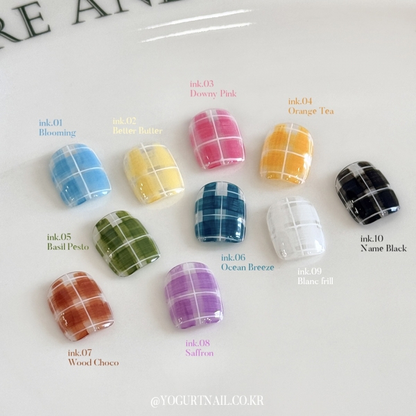 요거트 파자마 잉크젤 8ml 10종 세트 - 상품 이미지