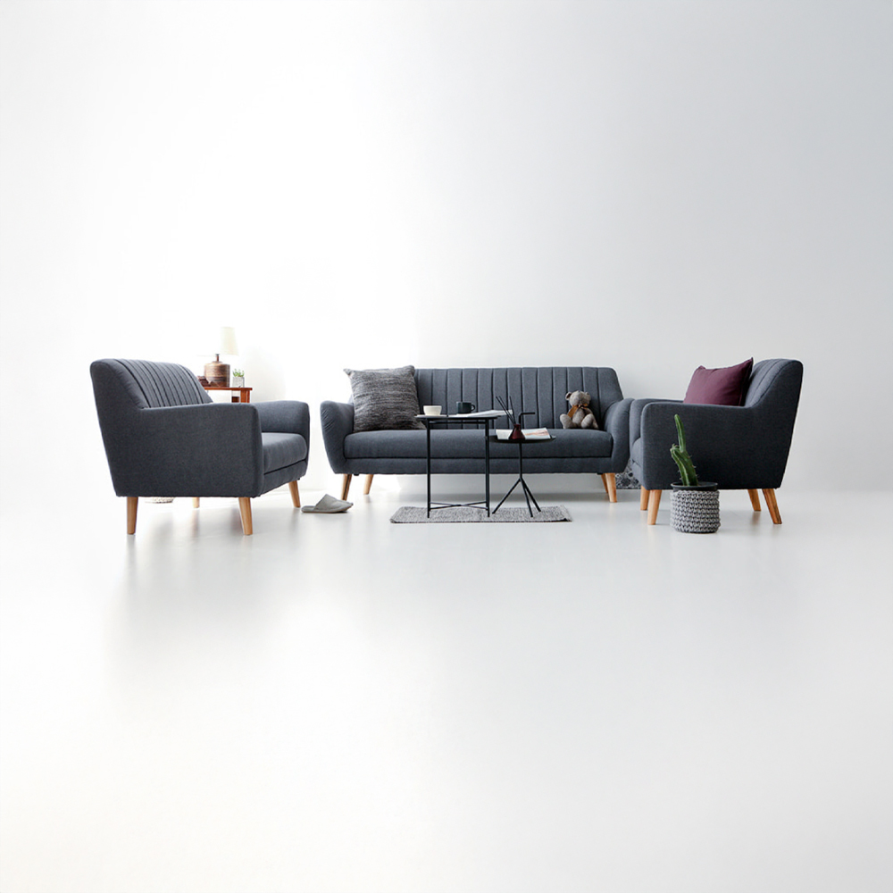 SERTI 3인 소파 S290J15 그레이 5393.2710