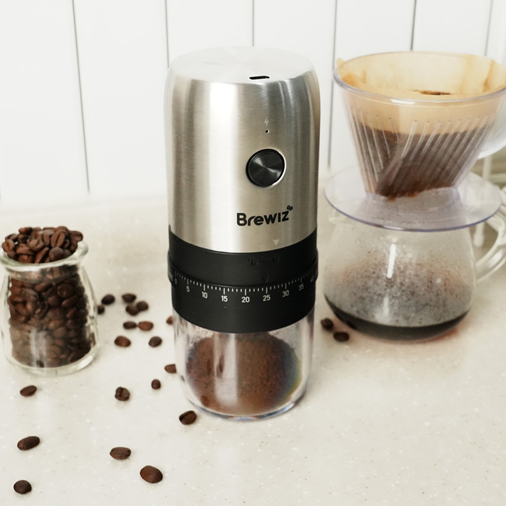 커피그라인더 무선 원두 40단계 분쇄기 전동 가정용 휴대용 자동