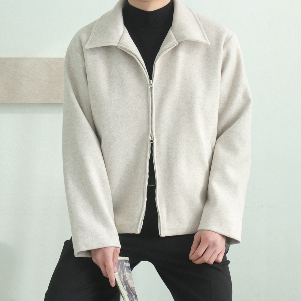 남자겨울자켓 오버핏 누빔 트러커 남자자켓 - 상세 이미지 2