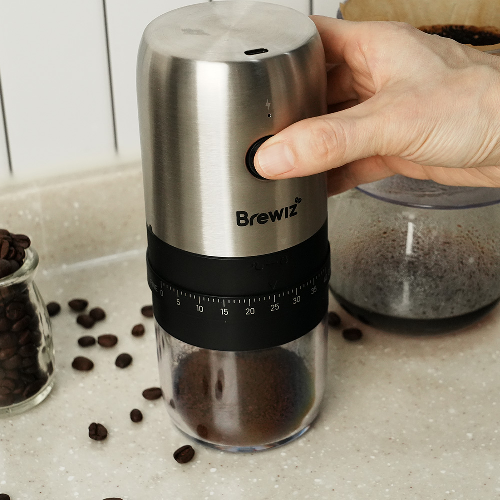 커피그라인더 무선 원두 40단계 분쇄기 전동 가정용 휴대용 자동