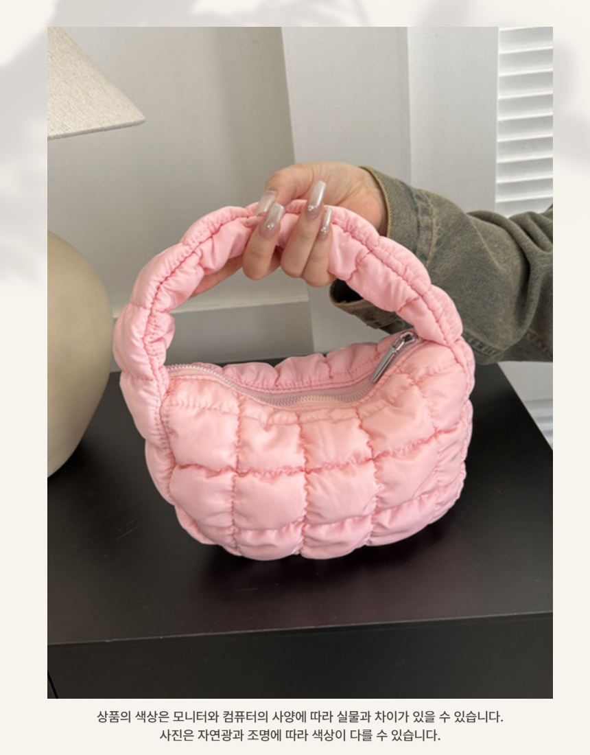 1+1 미니 패딩 가방 누빔 토트백 구름백 퀼팅 핸드백