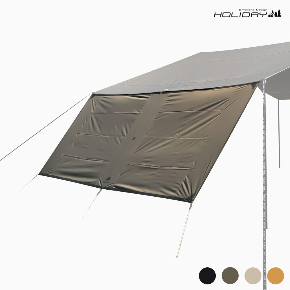 홀리데이 렉타 타프 블랙코팅 300D 더블립 사이드월