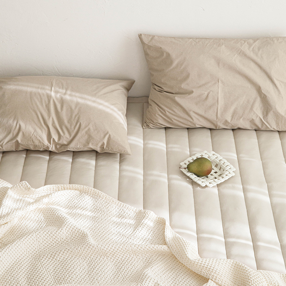 궁극의 부드러움 100% 모달 두툼한 누빔패드 (뒷면 밴딩)