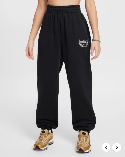 국내매장판 나이키 스포츠웨어 클럽 플리스 여아 루즈 팬츠 D6 FZ5571-010