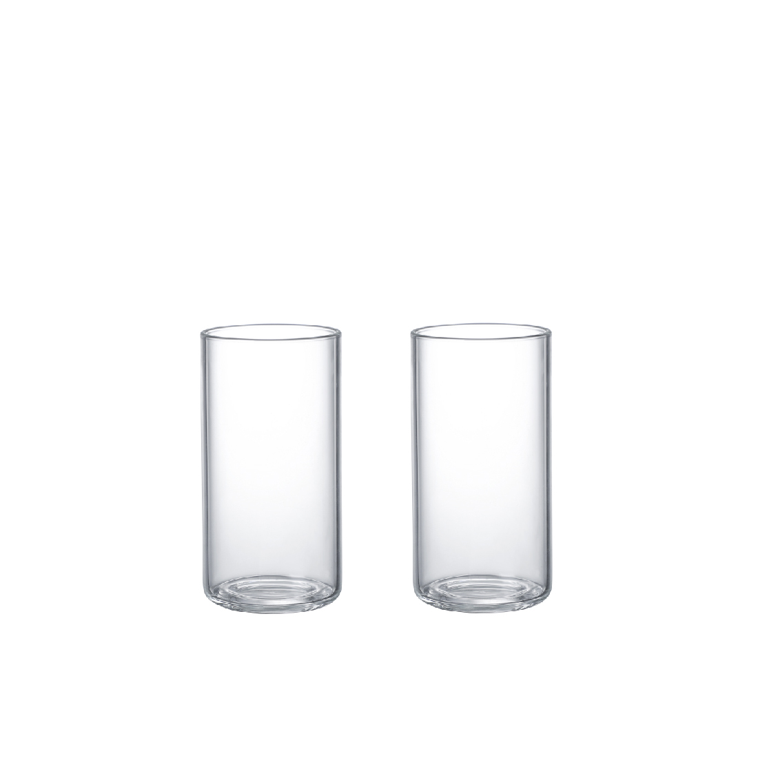 [마린] 론드 스트레이트 내열유리컵 400ml, 2개 - 상품 이미지