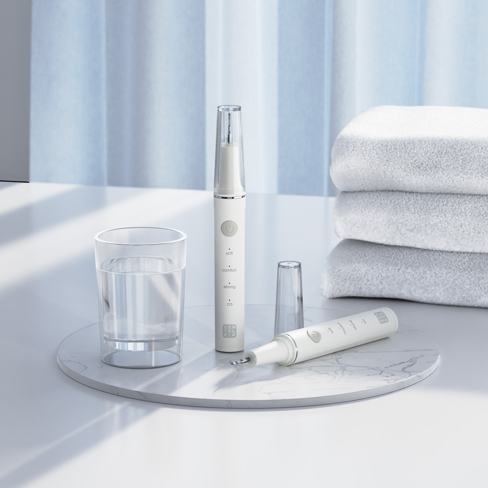 이게묘개 강아지 초음파 치석제거기 애견 치아 관리 셀프 스케일링 칫솔 양치 고양이 스케일러