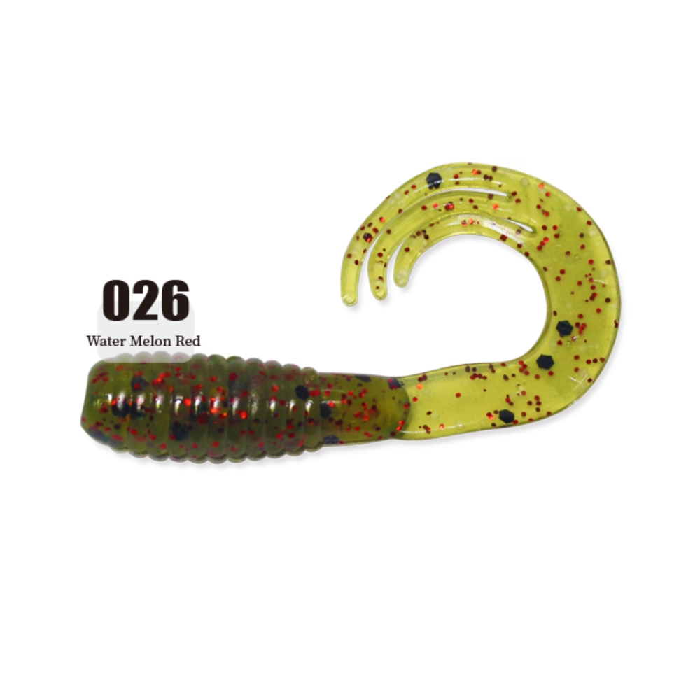 캣츠크로우 트리플그럽 꺽지웜 쏘가리웜 026 워터멜론 레드, 5cm(2인치) - 상세 이미지 4