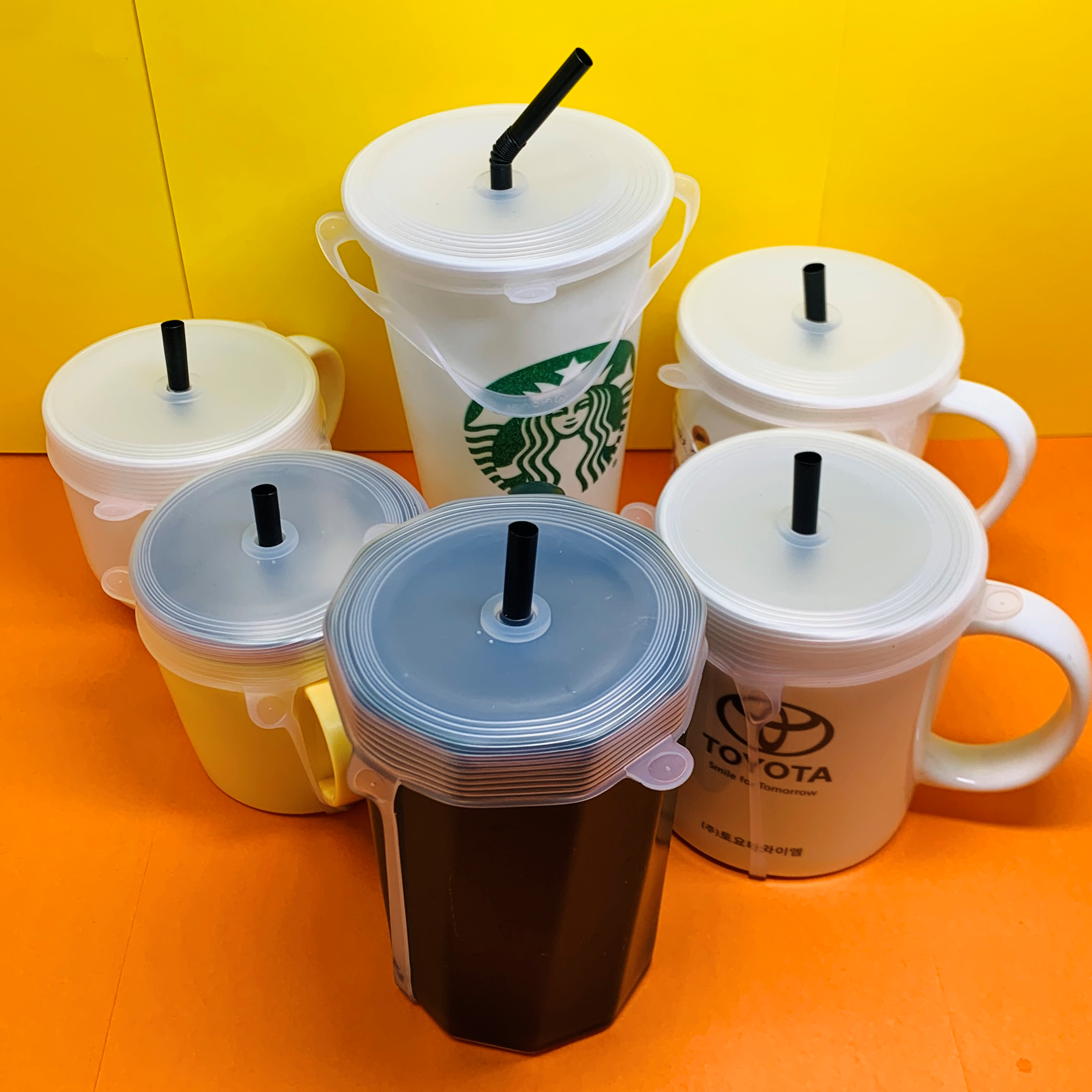 베이비배 올인원 아기 빨대컵 실리콘 캡 어떤 컵에도 호환