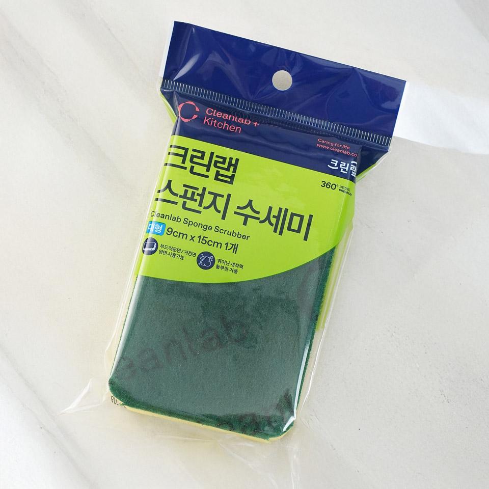 메가마트 크린랩 스펀지 수세미 대 - 상세 이미지 2