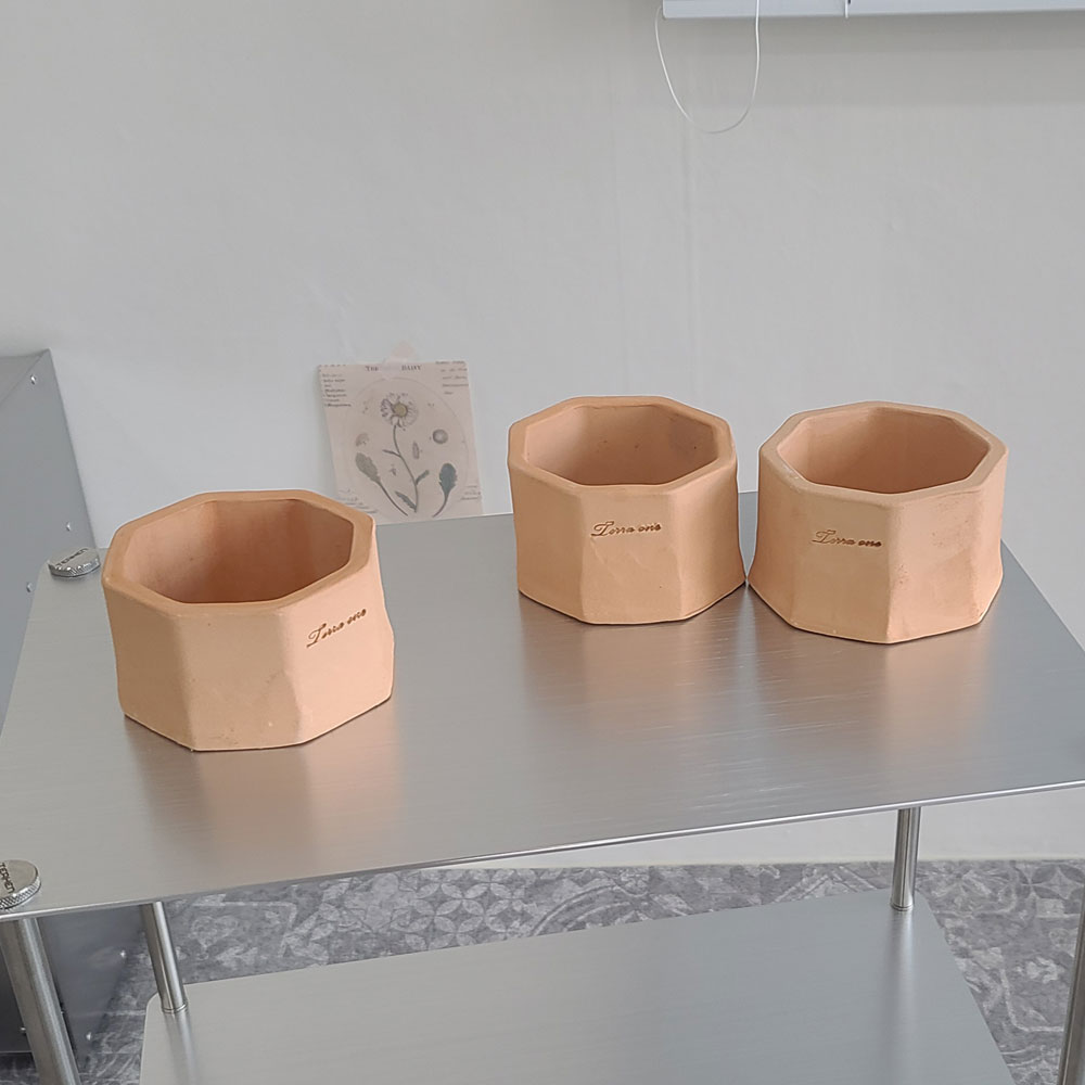 테라원 빈티지 수제 토분 11x7cm 팔각 - 상세 이미지 3