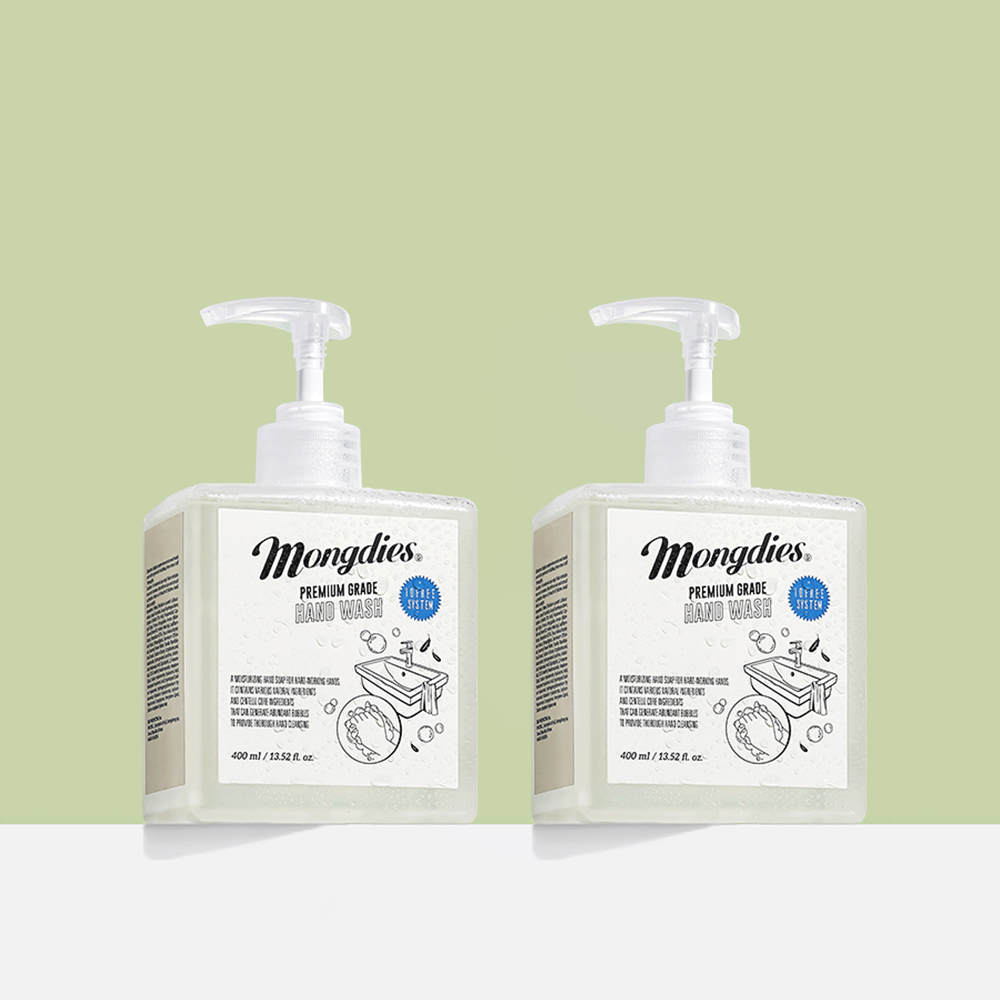 1+1 몽디에스 약산성 데일리 대용량 저자극 거품 잘나는 핸드워시 400ml 이미지 1