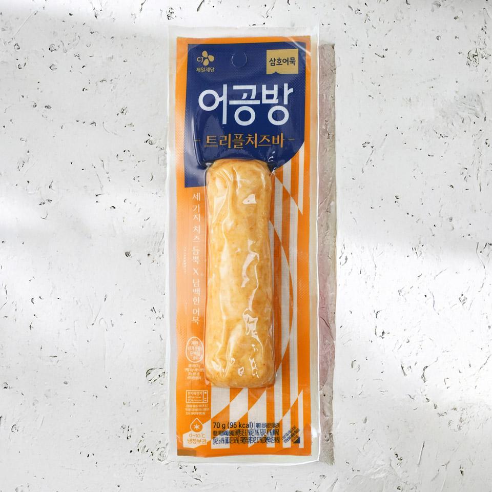 메가마트 CJ 어공방 어묵 트리플치즈바 70g - 상품 이미지