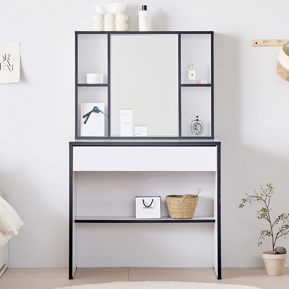 미즈 서랍 수납 화장대 600