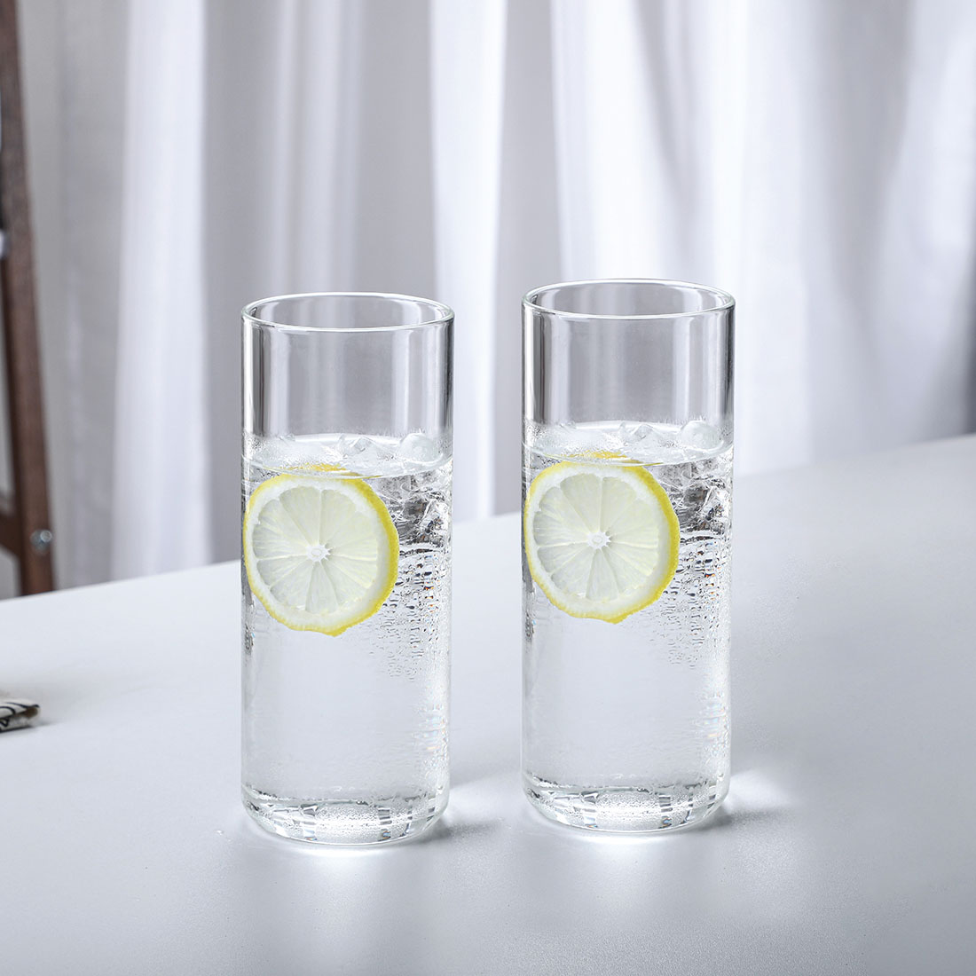 [마린] 론드 스트레이트 내열유리컵 650ml, 2개 - 상세 이미지 4