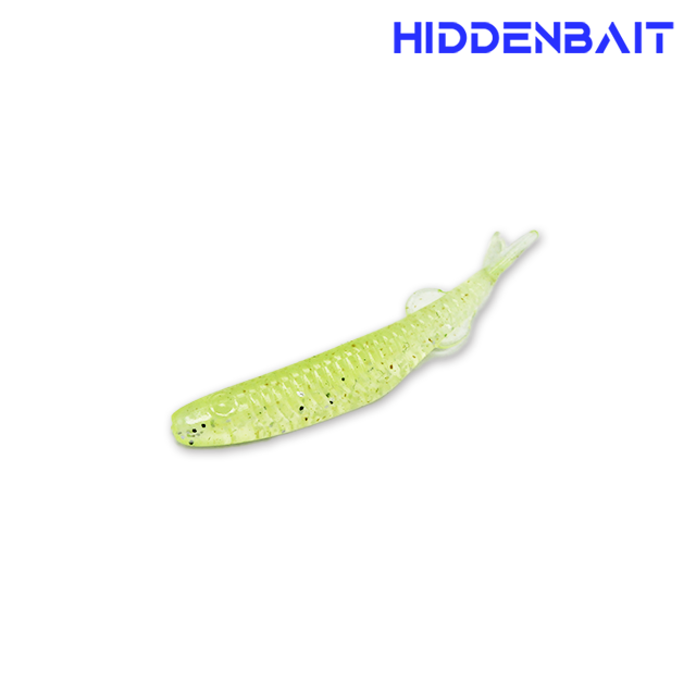 히든베이트 판 볼락웜 아징웜 소프트웜 바다루어 HS206 CHART CLEAR, 4.5cm - 메인 이미지