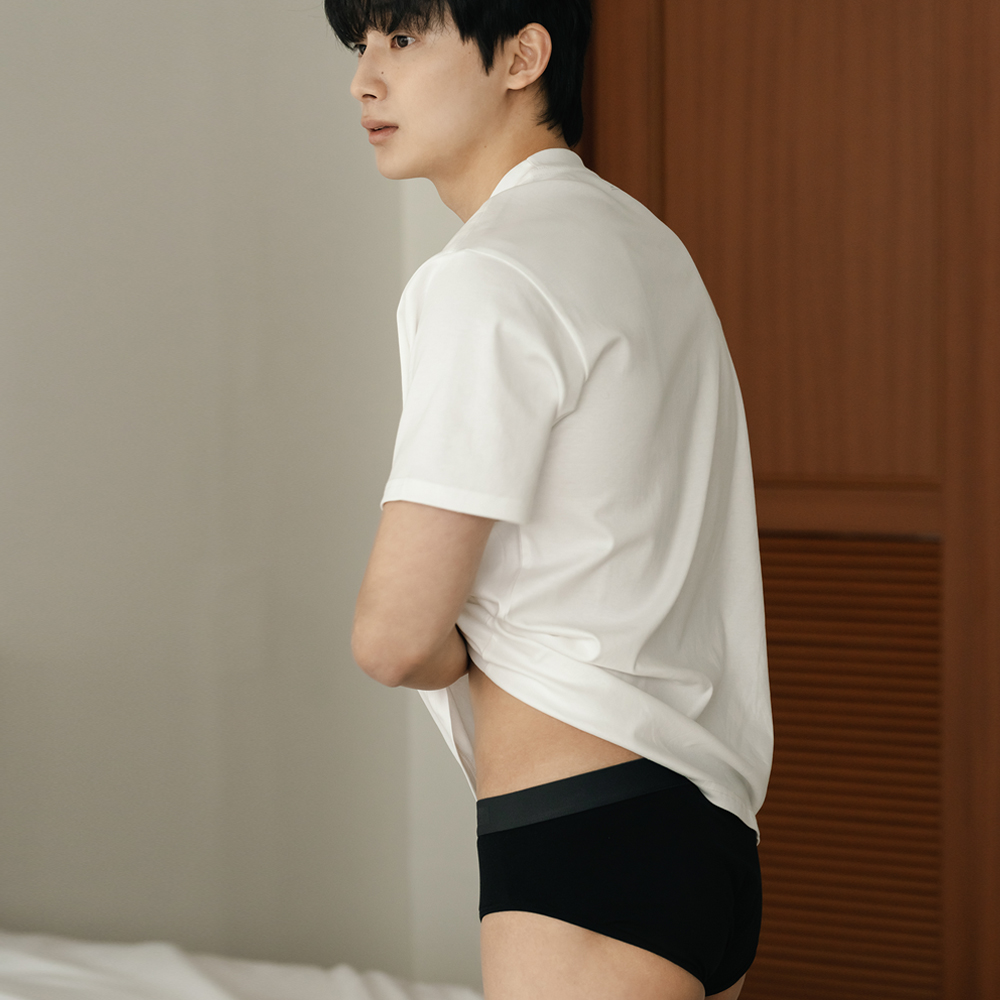 [3P][미언더] 나무팬티 남성 남자 모달 삼각 팬티 이미지 3