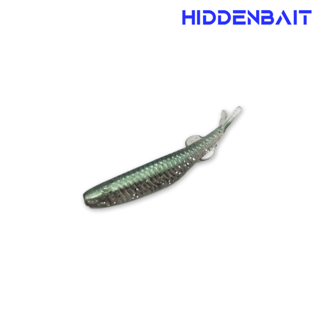 히든베이트 판 볼락웜 아징웜 소프트웜 바다루어 HS203 RED CLEAR, 4.5cm - 상세 이미지 3