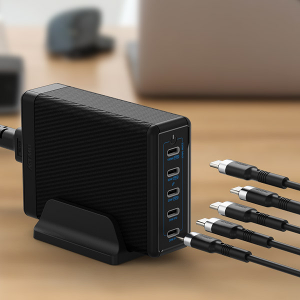 USB PD 230W PPS GaN 접지 멀티 초고속 충전기 GE610 화이트 - 상세 이미지 4