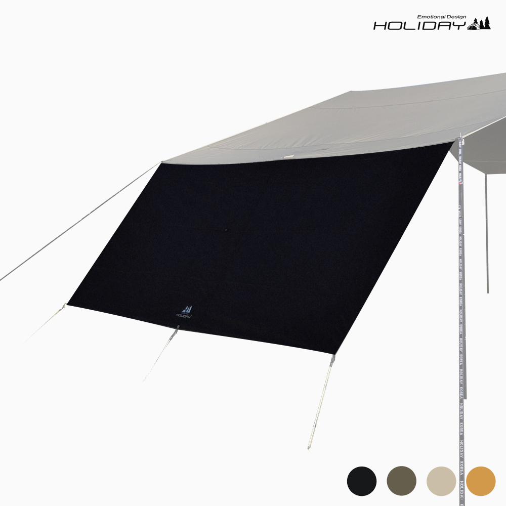 홀리데이 렉타 타프 블랙코팅 300D 더블립 사이드월