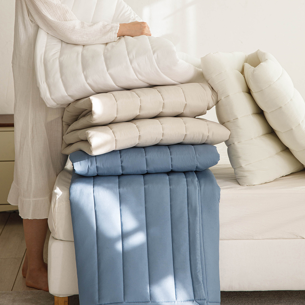 궁극의 부드러움 100% 모달 두툼한 누빔패드 (뒷면 밴딩)