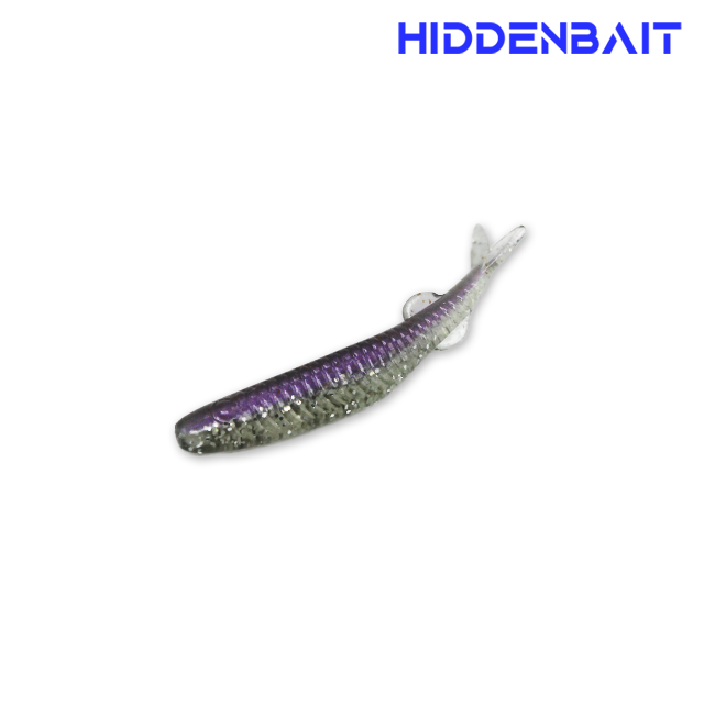 히든베이트 판 볼락웜 아징웜 소프트웜 바다루어 HS203 RED CLEAR, 4.5cm - 상세 이미지 5