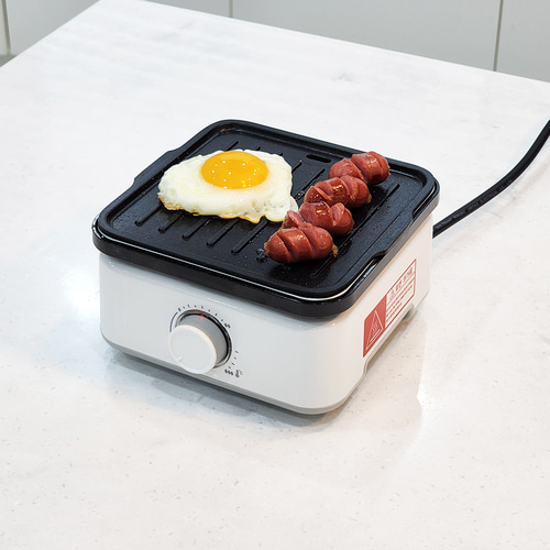 3in1 소형 멀티쿠커 1인용 여행용 미니 쿠커 전기 냄비 포트 계란삶는기계 그릴