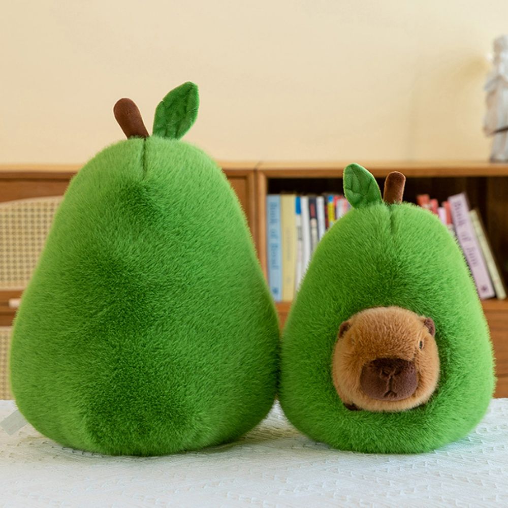 아보카도 카피바라 인형 애착 선물 쓸데없는 킹받는 선물 쓸모없는 - 상세 이미지 3