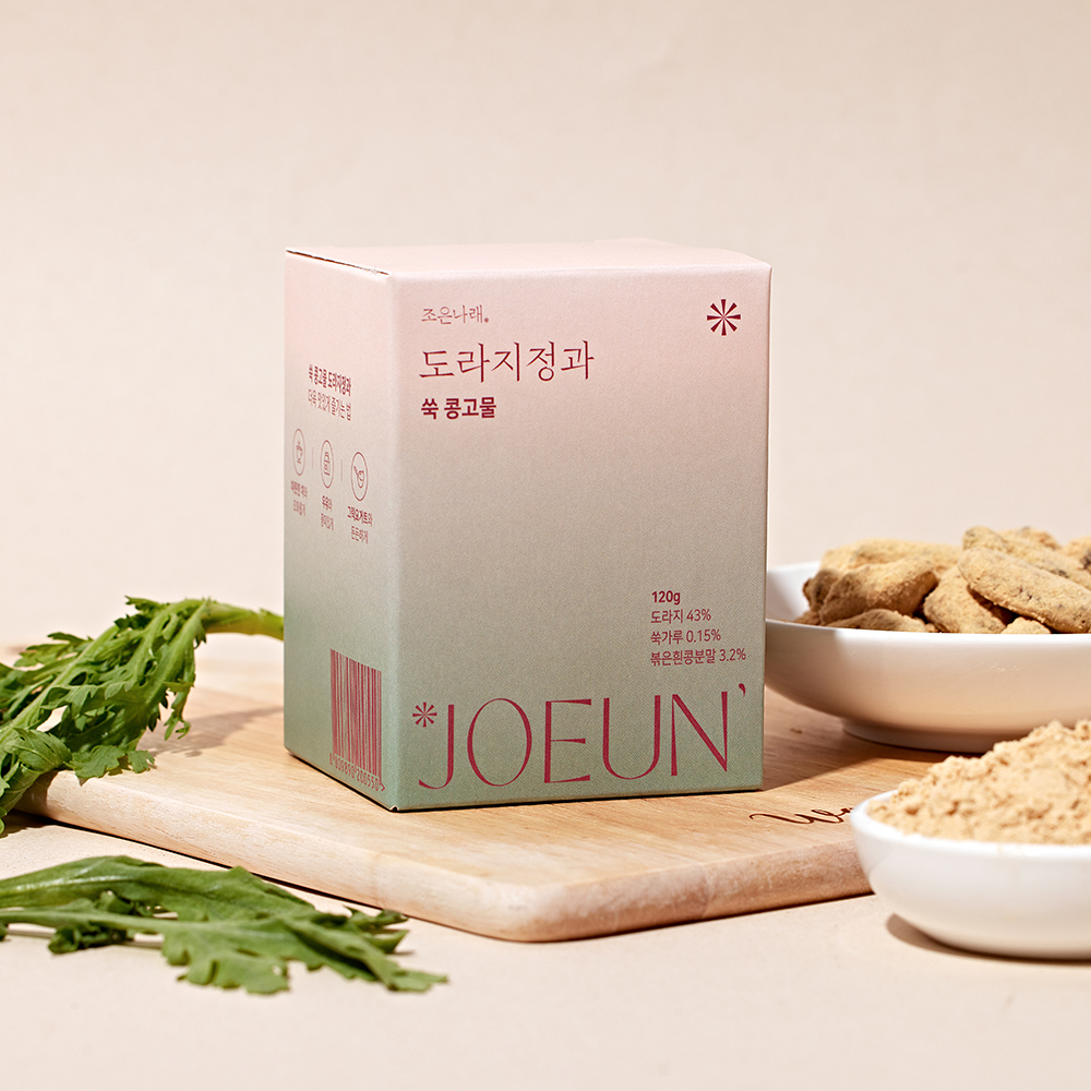 [쑥 콩고물]조은나래 쑥 콩고물 도라지정과 답례품 결혼식 한과 추석 설날 120g 1병 - 상세 이미지 3