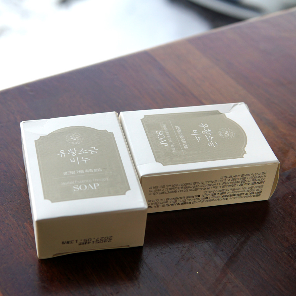 [무자극] 유황 소금 비누 올인원 여드름 세안 클렌징 솝 100g, 1개 - 상세 이미지 3