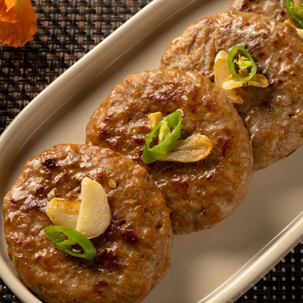 전주한옥 한우한돈 떡갈비70g 10개입/ 국산 한우한돈(갈비살 뒷다리살만 사용)1/31출고