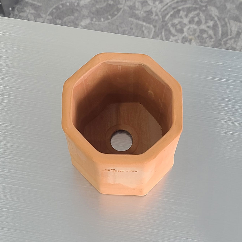 테라원 빈티지 수제 토분 11x11cm 팔각 - 상세 이미지 3