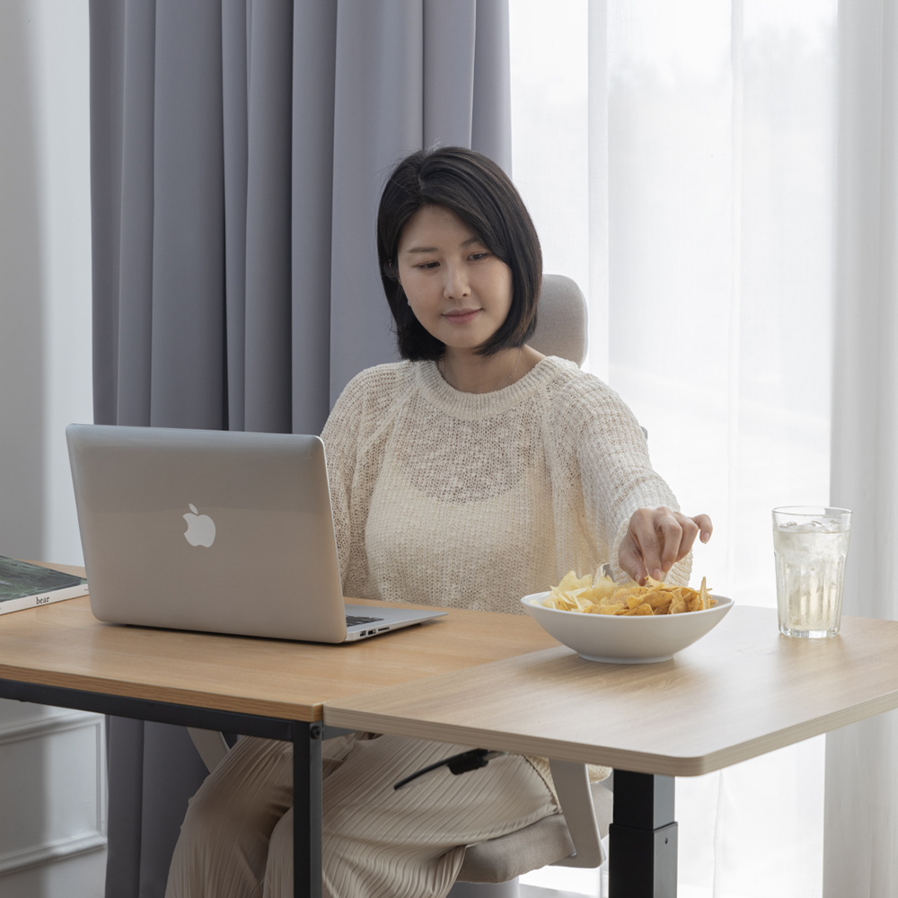 핏쳐 MS2 이동식 높이조절 침대 소파 사이드 테이블